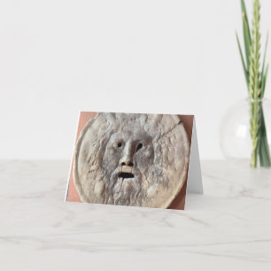 Carte De Remerciements Bouche de la Vérité - La Bocca della Verità, Rome