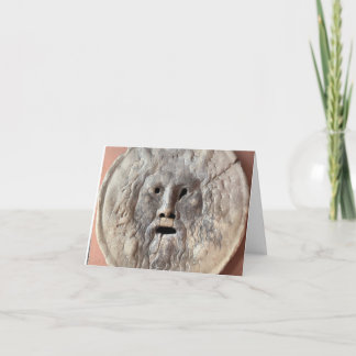 Carte De Remerciements Bouche de la Vérité - La Bocca della Verità, Rome 