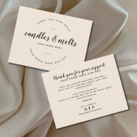 Bougies modernes et fonte des petites entreprises