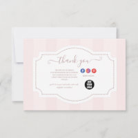 Boulangerie de gâteaux rose Pastel personnalisée