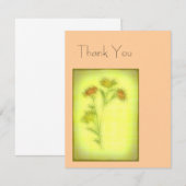Carte De Remerciements Bouquet 2 (Devant / Derrière)