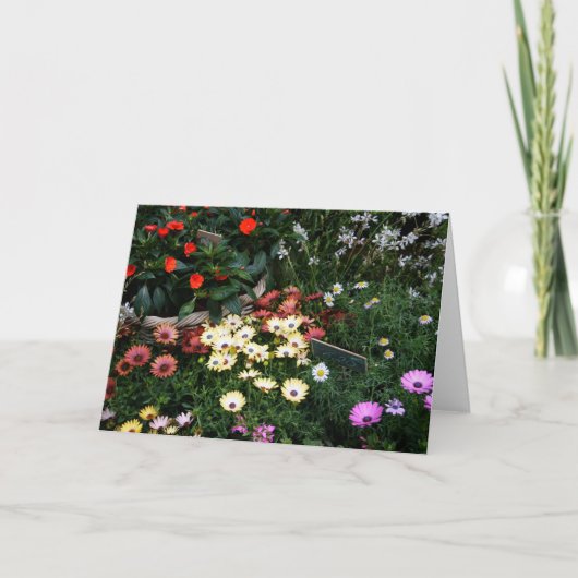 Carte De Remerciements Bouquet de fleur (Devant)