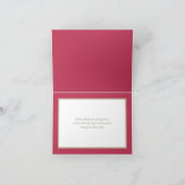 Carte De Remerciements Bouquet de fleurs blanches Anémone et Orchidée Mer (Intérieur)