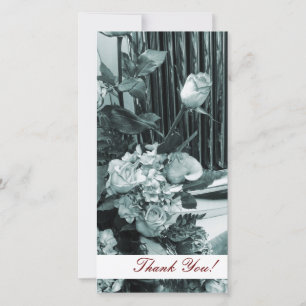 Carte De Remerciements Bouquet de mariage vintage