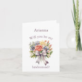 Carte De Remerciements Bouquet De Printemps Mélangé Floral Lumineux Vous (Devant)