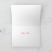Carte De Remerciements Bouquet Spring (Intérieur)