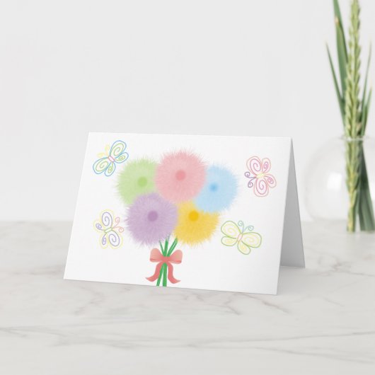 Carte De Remerciements Bouquet Spring (Devant)