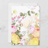 Carte De Remerciements Bouquets de Roses 4 (Devant)