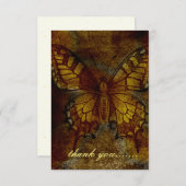 Carte De Remerciements Bouton Artsy ou (Devant / Derrière)