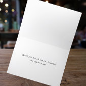 Carte De Remerciements Bow rose avec cerises Aquarelle simple