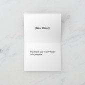 Carte de remerciements (Bow Wow !) (Intérieur)
