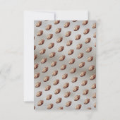 Carte De Remerciements Boy Bearly Wait Baby shower de football américain (Dos)