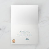 Carte De Remerciements Boy's Camping Birthday Thank You Folded A7 Card (Intérieur)