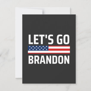 Carte De Remerciements Brandon chant joe biden