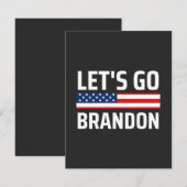 Carte De Remerciements Brandon chant joe biden (Devant / Derrière)