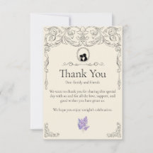 Bridgerton Inspired Regency Society Thank You