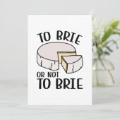 Carte De Remerciements Brie Ou Pas Brie (Debout devant)