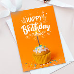 Carte De Remerciements Bright С upcake Happy Birthday Greeting Card<br><div class="desc">Créez votre carte de voeux parfaite avec ce modèle de carte de voeux d'anniversaire de bonne С. Vous pouvez facilement le personnaliser pour être le vôtre ! Pour plus de personnalisation,  cliquez sur le lien "Personnaliser ce modèle".</div>