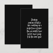 Carte De Remerciements briser la confiance de quelqu'un, c'est comme écra (Devant / Derrière)