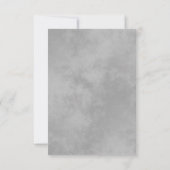 Carte De Remerciements Broderie d'argent sur des remerciements de mariage (Dos)