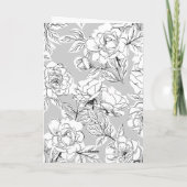 Carte De Remerciements Brosse rustique Lettres Juste Marié Photo (Dos)