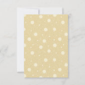 Carte De Remerciements Brunch et Champagne pétillant Shower de mariage (Dos)