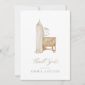 Carte De Remerciements Brunch Neutral Boho Baby (Devant)