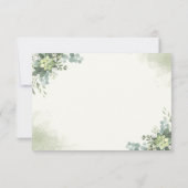 Carte De Remerciements Brunch y Bubbly Glass of Champange (Dos)