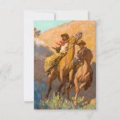 Carte De Remerciements Buck Peters, Ranchman par Maynard Dixon (Devant)