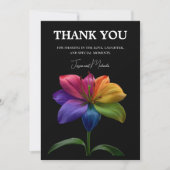 Carte De Remerciements 🌈 Budget de mariage (Devant)