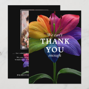 Carte De Remerciements 🌈 Budget de mariage avec photo