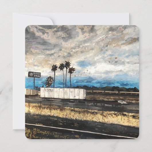 Carte De Remerciements Budget Inn Tulare (Devant)