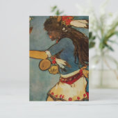 Carte De Remerciements "Buffalo Dancer" Western Art by Gerald Cassidy (Debout devant)