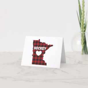 Carte De Remerciements Buffalo de hockey du Minnesota