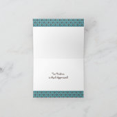 Carte De Remerciements Bulle d'Aqua de Chocolat Note de Remerciement (Intérieur)