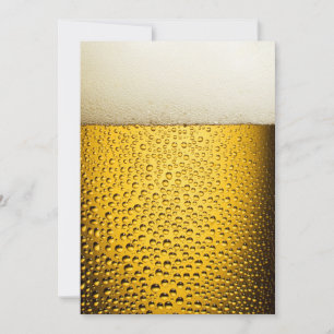 Carte De Remerciements Bulles de bière 1