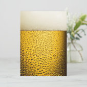 Carte De Remerciements Bulles de bière 1 (Debout devant)