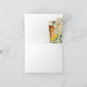 Carte De Remerciements Bulles et brasse Couples Douche (Intérieur)