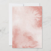 Carte De Remerciements Bunny Rabbit Fille fête d'anniversaire (Dos)