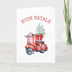 Carte De Remerciements Buon Natale Joyeux Noël voeux