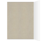 Carte de remerciements Burlap Rustique Orange Maso (Intérieur (Gauche))