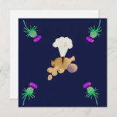 Carte De Remerciements Burns supper (Devant / Derrière)