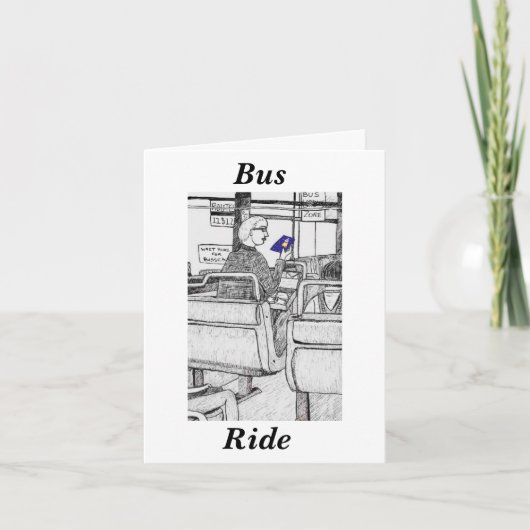 Carte De Remerciements Bus 🚌 (Devant)