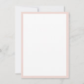 Carte De Remerciements BUSINESS INSERTION moderne chic script de parties (Dos)