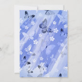 Carte De Remerciements Butterfly Pattern 13 (Dos)