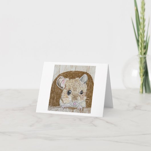 Carte De Remerciements Byron Souris 🐭 (Devant)