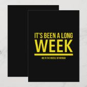 Carte De Remerciements Ça fait une longue semaine que les citations du lu (Devant / Derrière)
