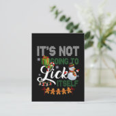 Carte De Remerciements Ça ne va pas se lick Snowman (Debout devant)