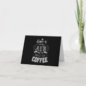 Carte De Remerciements Ça sent le café (Devant)