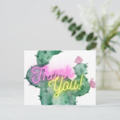 Carte de remerciements Cactus (Debout devant)